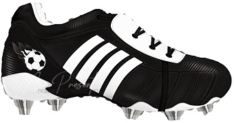 Фольгированный шар Фигура, Спортивные бутсы, Черно-белые